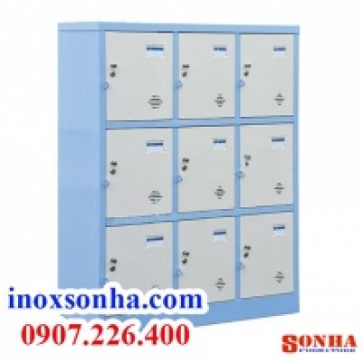 TỦ LOCKER 9 NGĂN MẪU GIÁO 