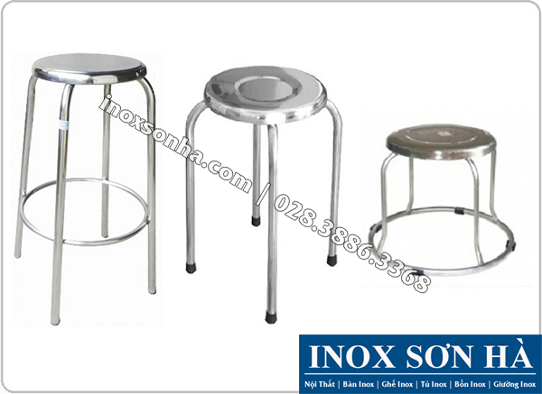 Ghế đẩu inox 304