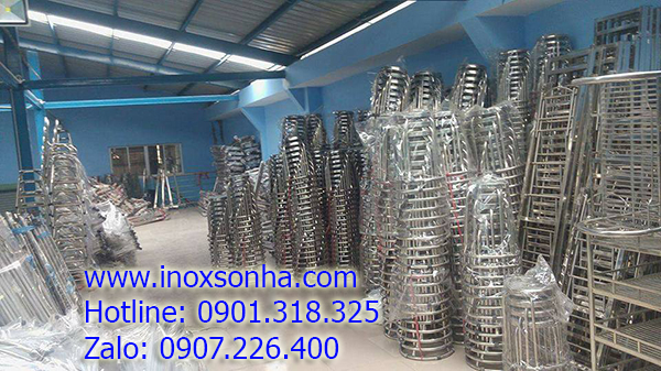 Bàn ghế inox 304