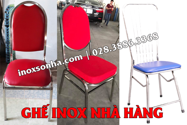 Bàn ghế inox nhà hàng