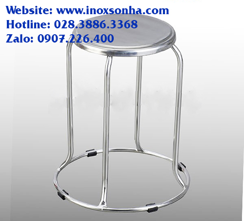 ghế đẩu inox