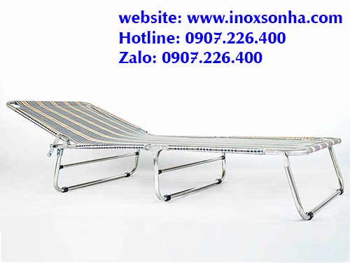 Giường xếp inox