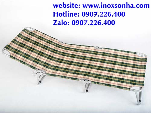 Giường xếp inox